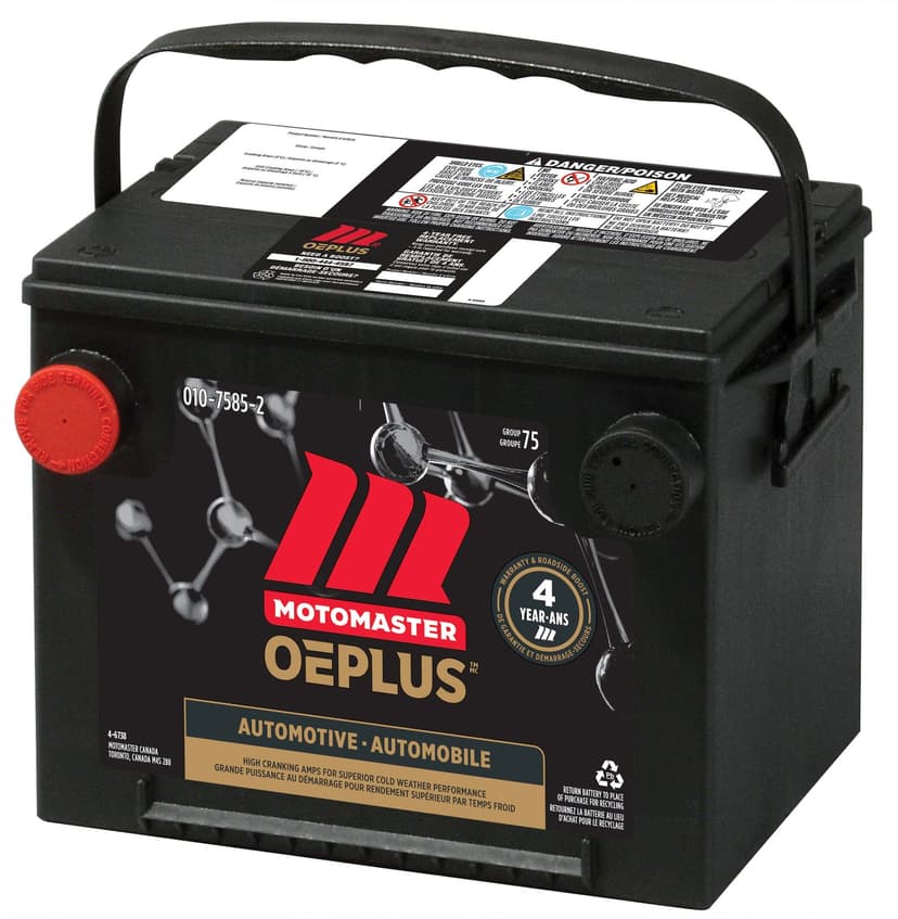 MOTOMASTER OEPLUS Group Size 75 Battery, 690 CCA