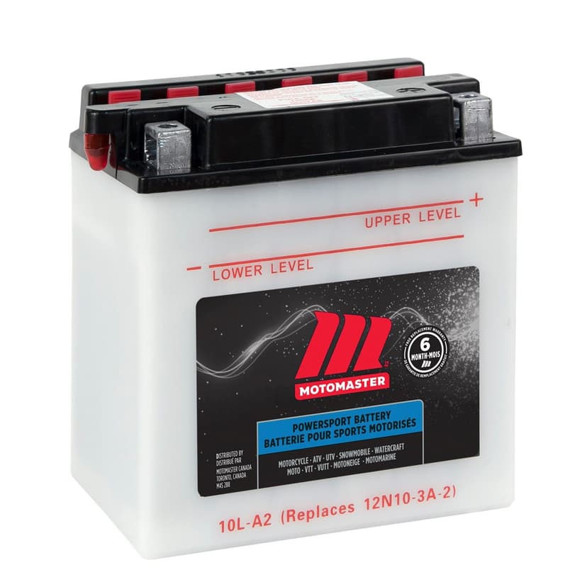 MOTOMASTER Powersports Battery, 10L-A2
