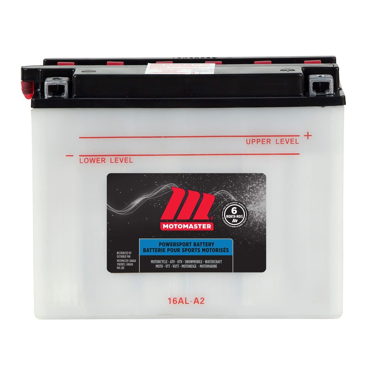 MOTOMASTER Powersports Battery, 16AL-A2