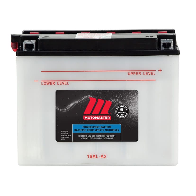 MOTOMASTER Powersports Battery, 16AL-A2