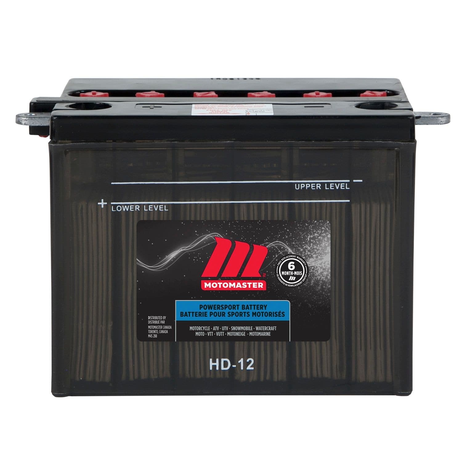 MOTOMASTER Powersports Battery, HD-12