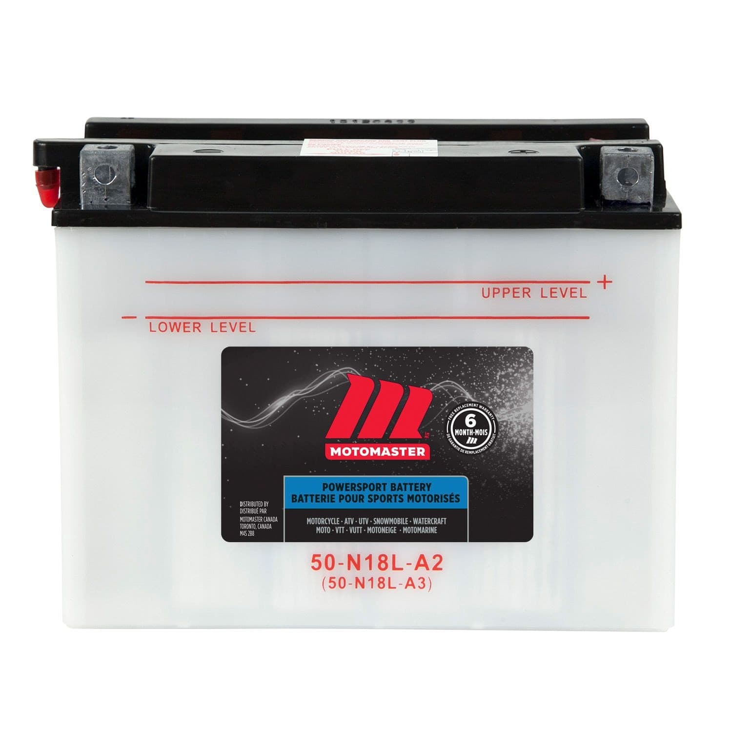 MOTOMASTER Powersports Battery, 50N18L-A3