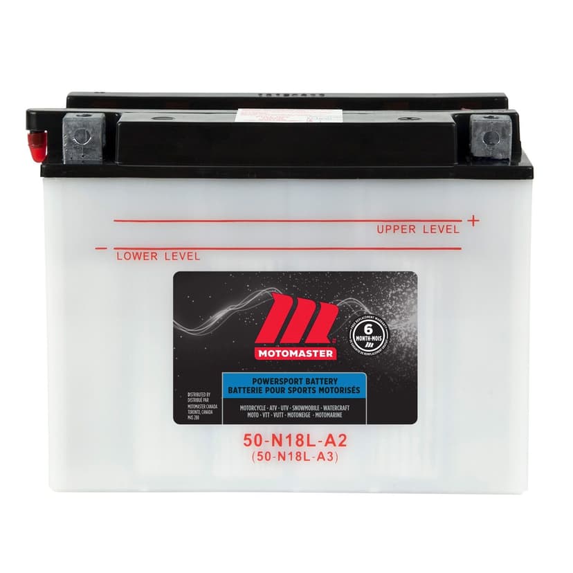 MOTOMASTER Powersports Battery, 50N18L-A3