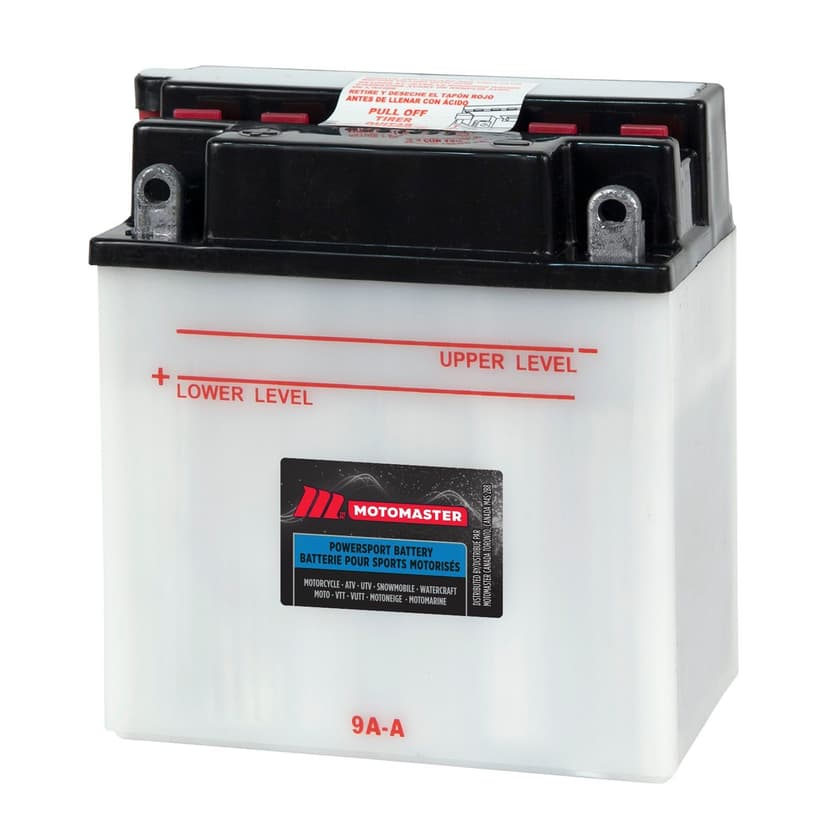 MOTOMASTER Powersports Battery, 9A-A