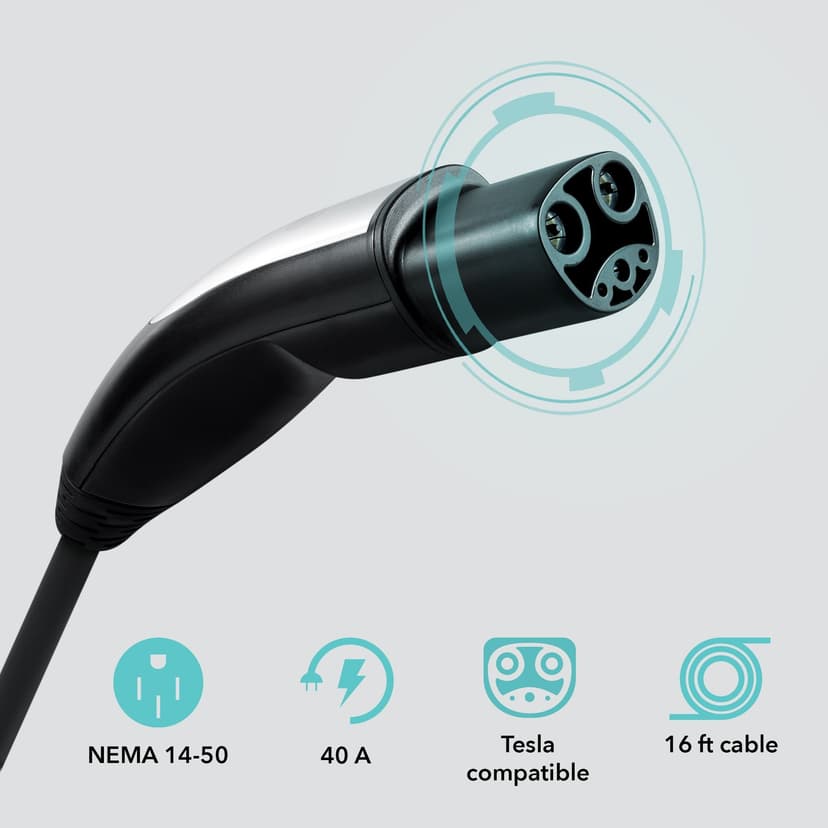 Lectron 40A Level 2 NEMA 14-50 NACS EV Charger