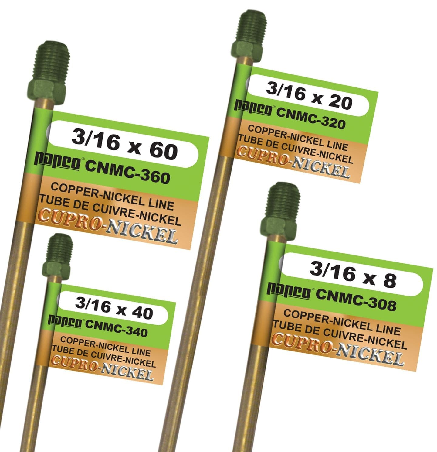 H. Paulin CNMC360 Nickel Brake Line, European, 60-in x 3/16-in