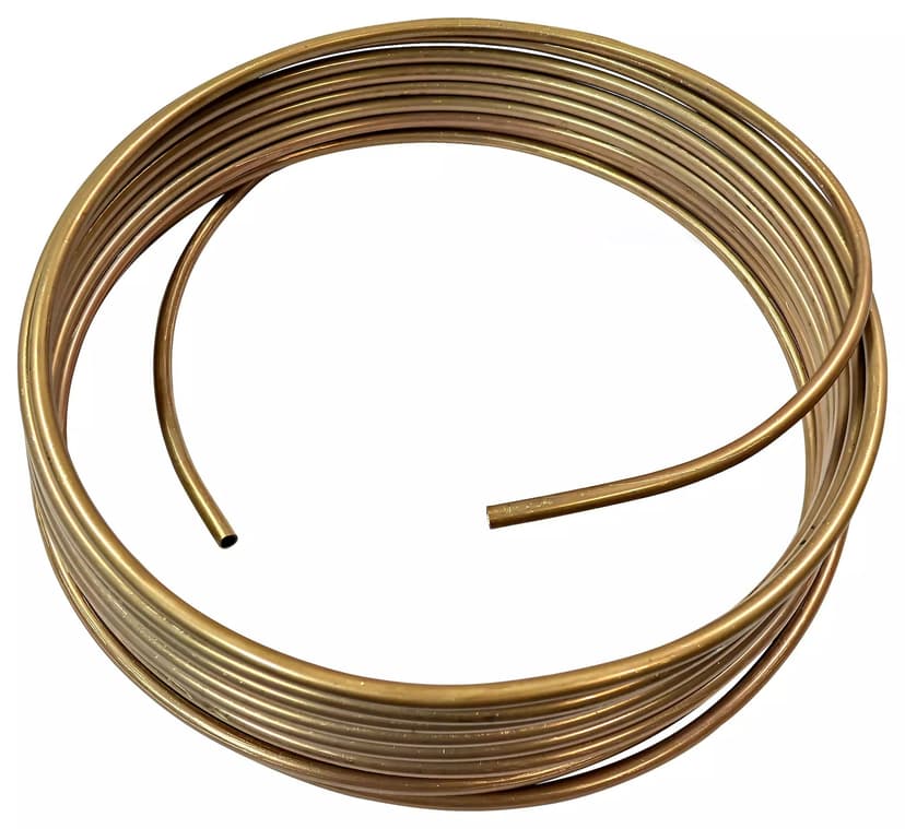 H. Paulin CN425 Copper Nickel Brake Line, Standard, 25-ft x 1/4-in