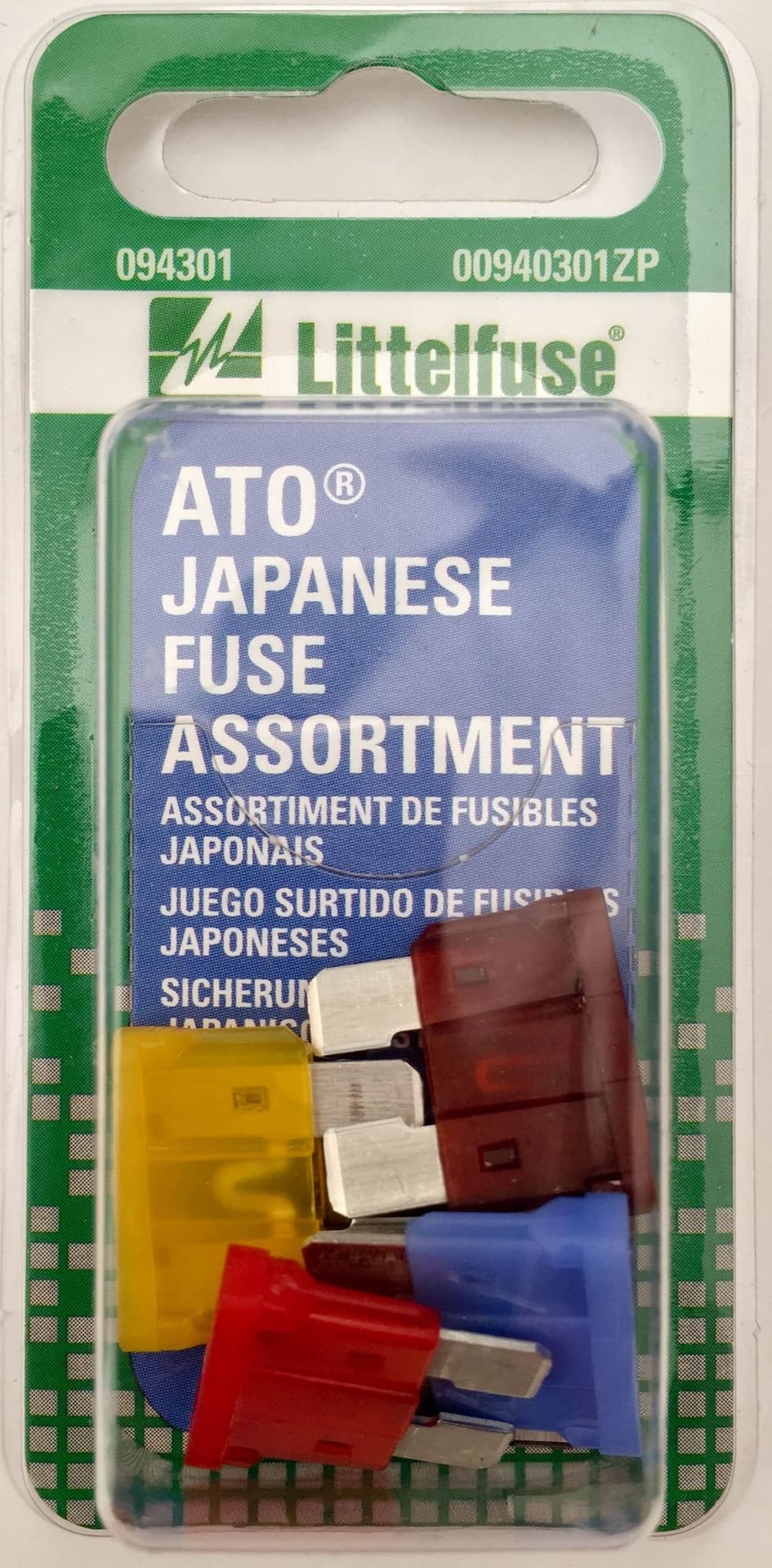 Littelfuse Japanese ATO Fuse Assortment, 5-pk