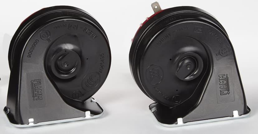 El Grande Twin Red Electric Horns