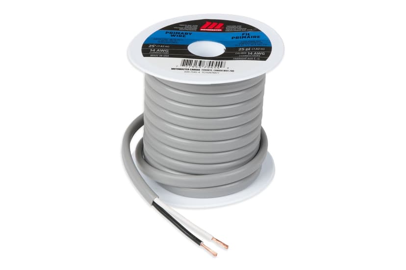 MotoMaster 14 AWG 2-Conductor Wire Cable, 25-ft