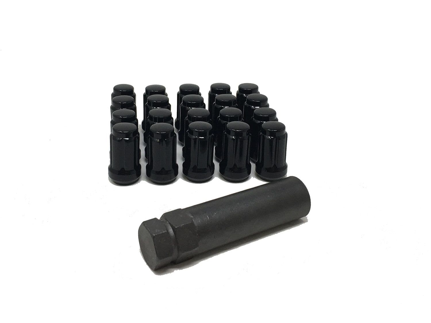 White Knight Lug Nuts and Key Install Kit, CT3809DBK20, 20-pk