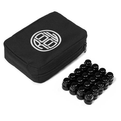 Macpek KIT125B Wheel Installation Kit, Hardware Included, Black