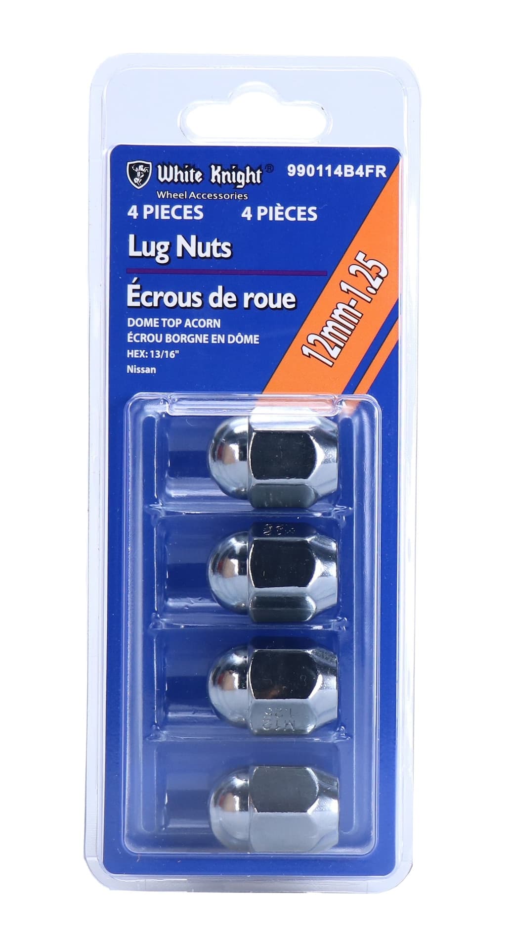 White Knight 12mmx1.25 Hex 21 Wheel Nut