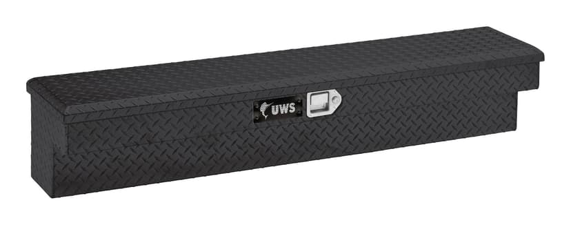 UWS TBSM-72-BLK Truck Side Tool Box, Black, 72-in