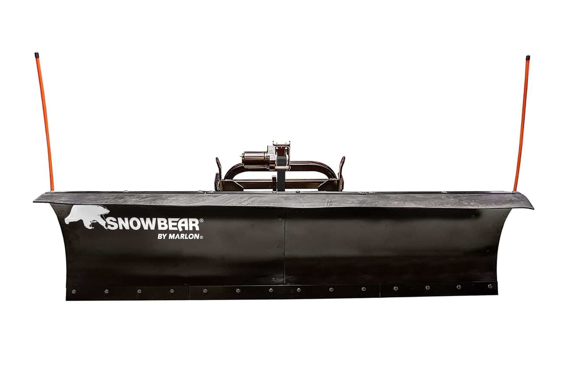 Snowbear by Marlon UNIVERSAL 88-Inch x 26-Inch Hitch-Mounted Winch Driven Snowplow
