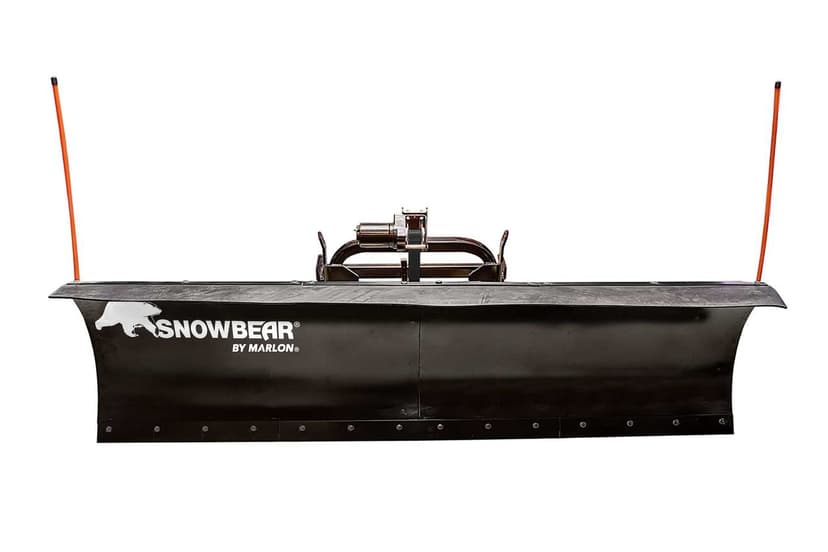 Snowbear by Marlon UNIVERSAL 88-Inch x 26-Inch Hitch-Mounted Winch Driven Snowplow