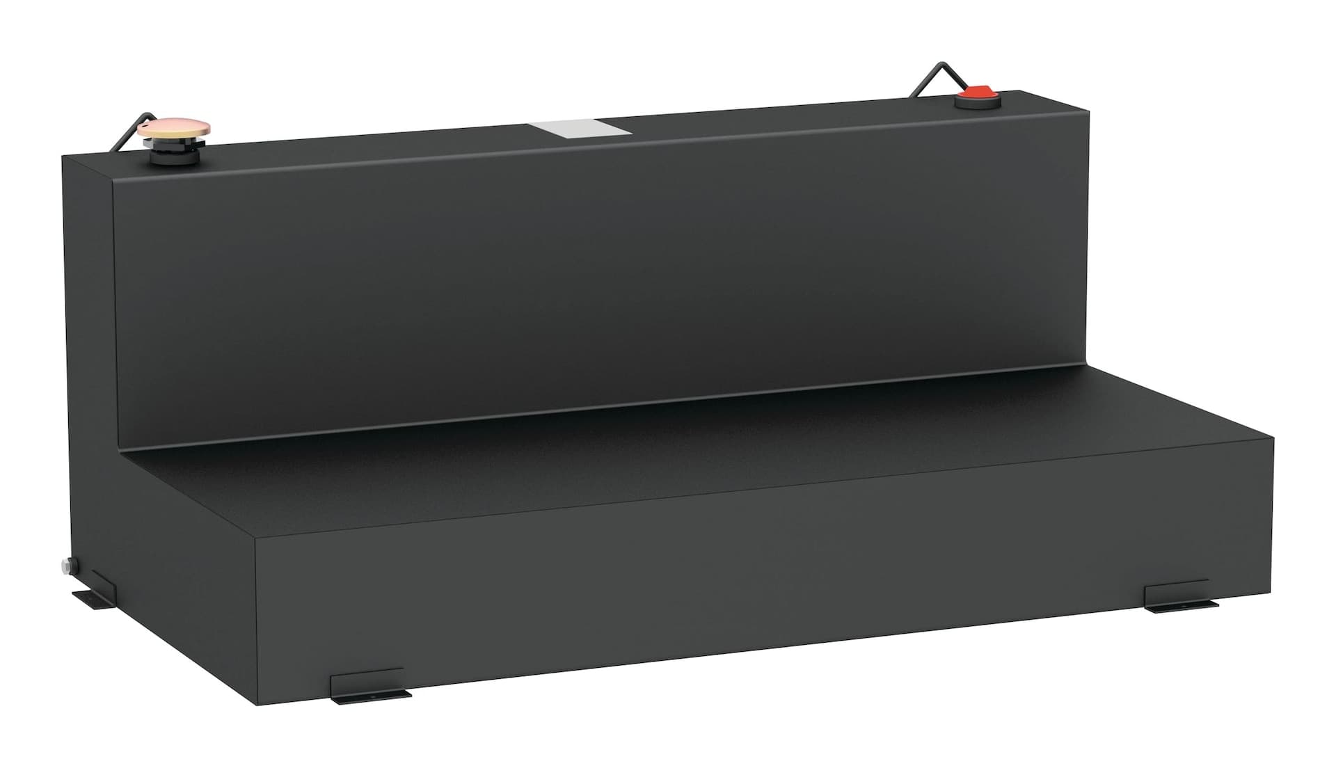 UWS ST-100-L-MB L-Shape Steel Transfer Tank, Matte Black, 100-Gallon
