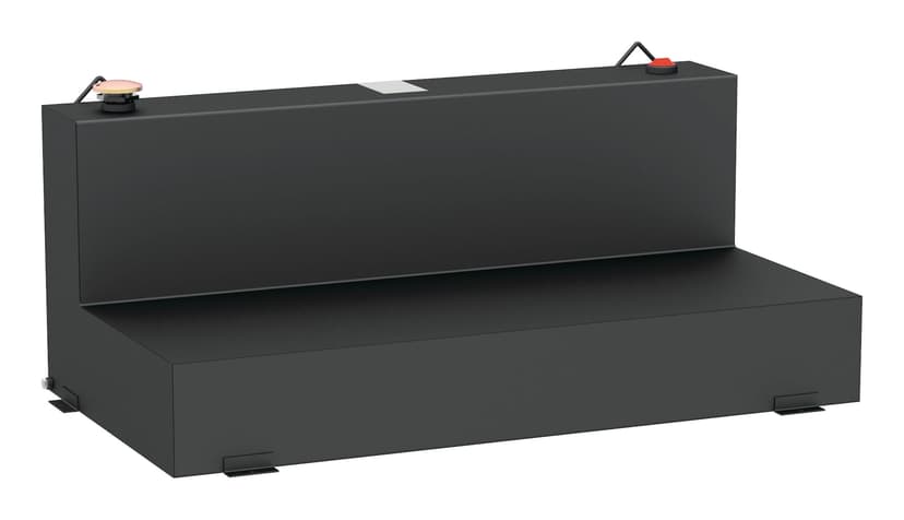 UWS ST-100-L-MB L-Shape Steel Transfer Tank, Matte Black, 100-Gallon