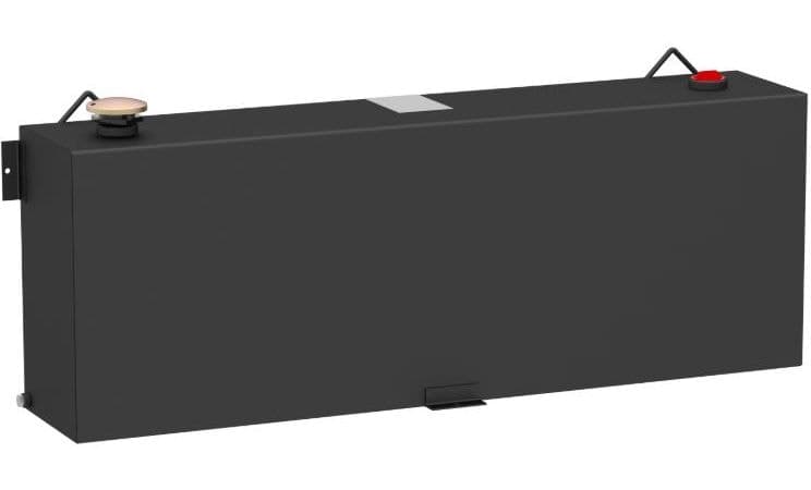 UWS ST-45-R-MB Rectangle Steel Transfer Tank, Matte Black, 45-Gallon
