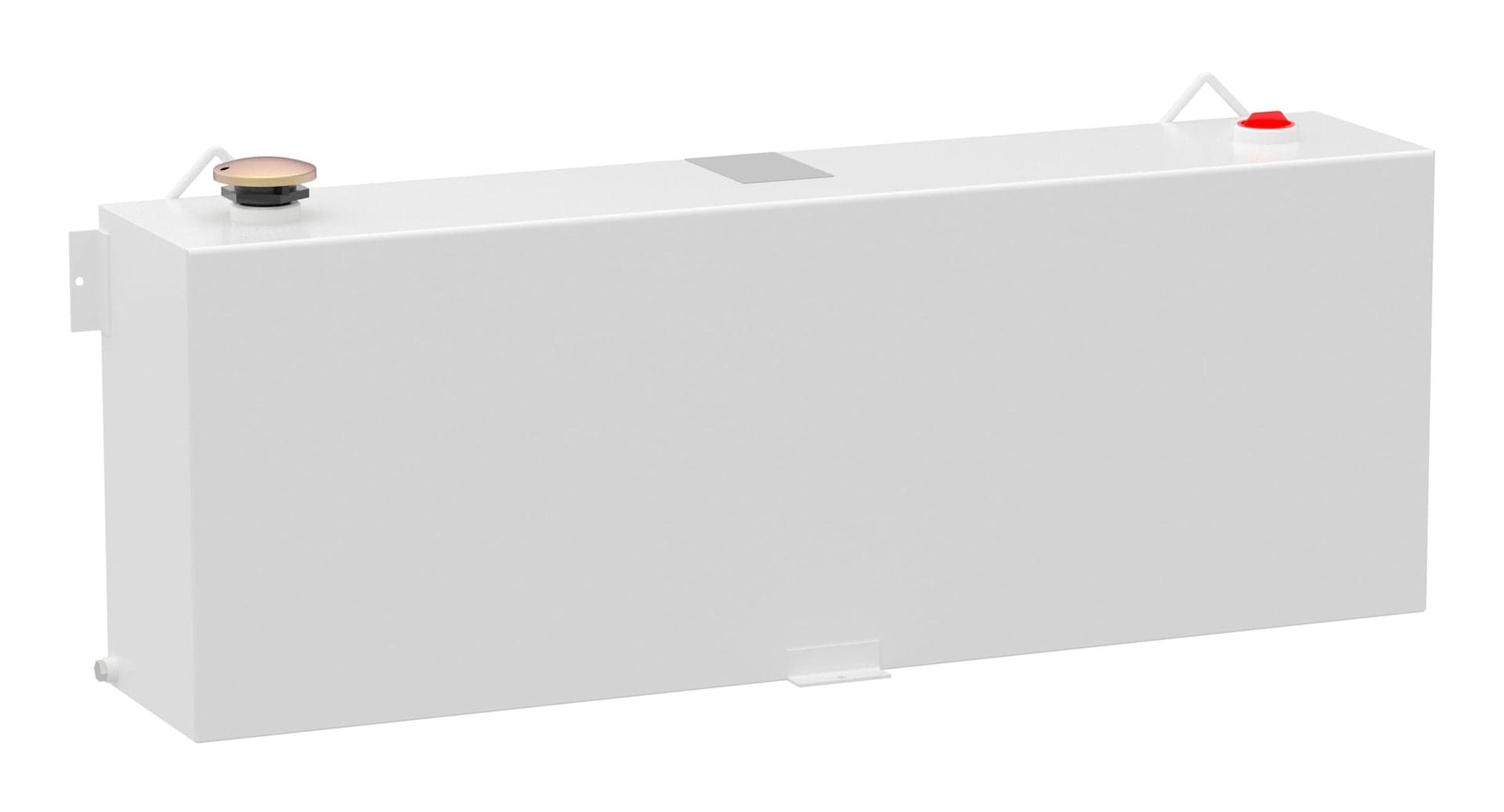 UWS ST-45-R-W Rectangle Steel Transfer Tank, White, 45-Gallon