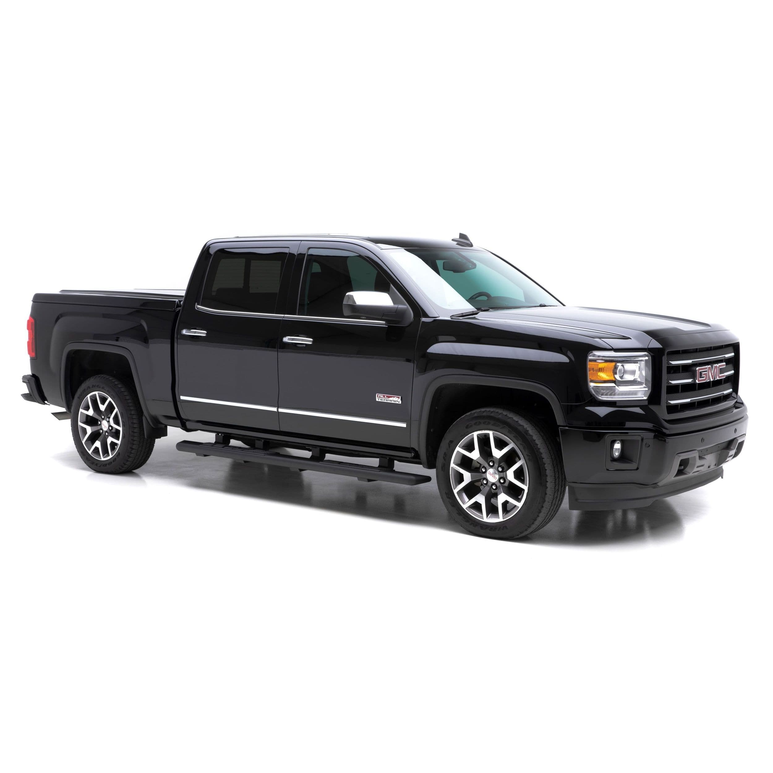 ARIES 2057985 AscentStep Steel Running Boards, No Brackets, 5.5 x 85-in, Black