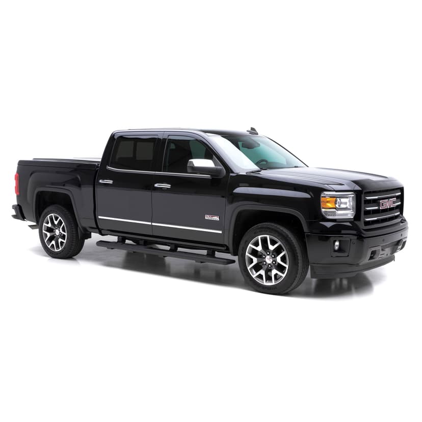 ARIES 2057985 AscentStep Steel Running Boards, No Brackets, 5.5 x 85-in, Black