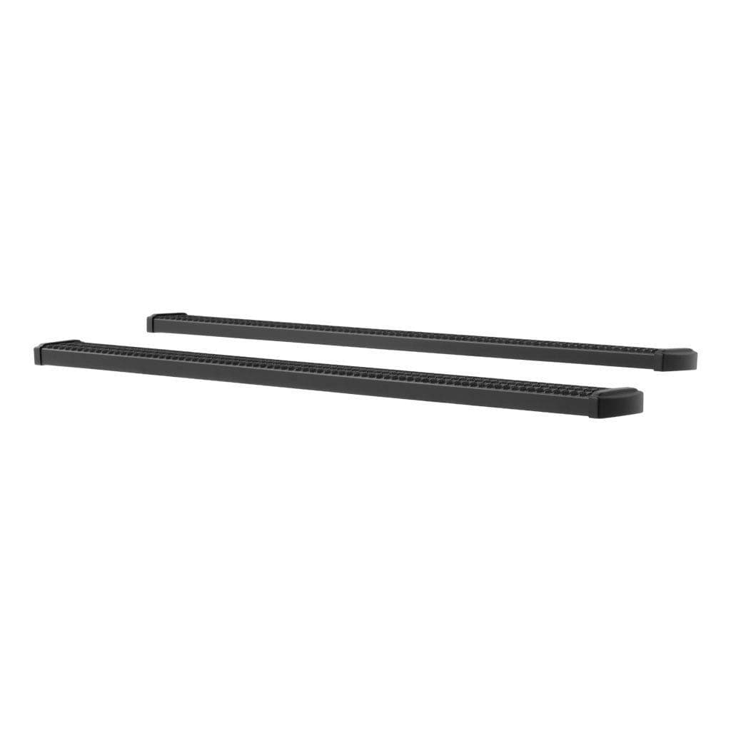 Grip Step 7-in x 88-in Black Aluminum Running Boards (No Brackets) - 415088