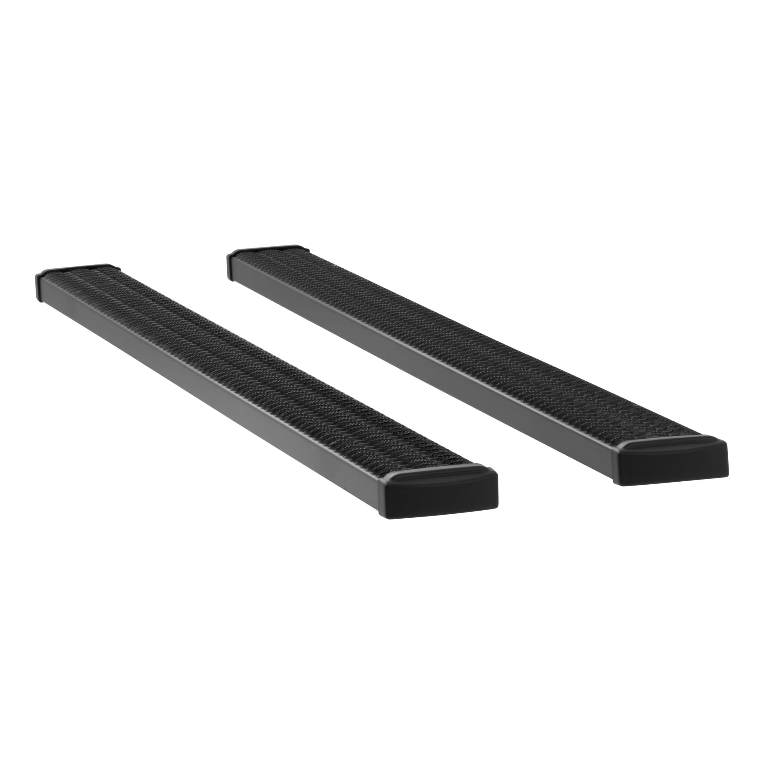 CURT Grip Step Aluminum Wheel-to-Wheel Running Boards, 7 x 98-in, Black