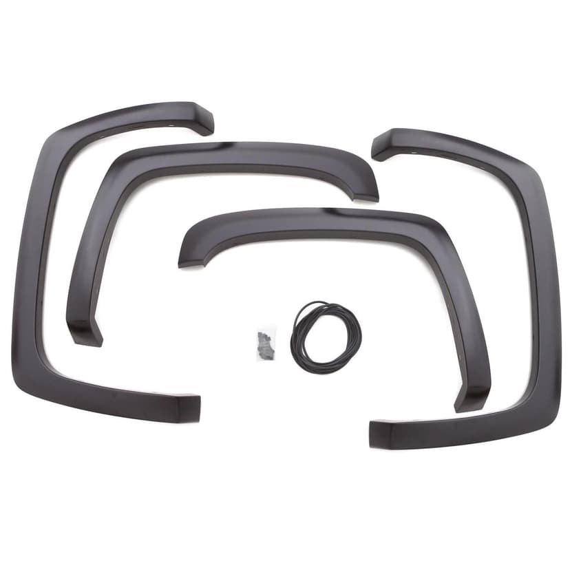 Lund SX110S Elite Series Sport Style Standard Fender Flare, Black, 4-pk