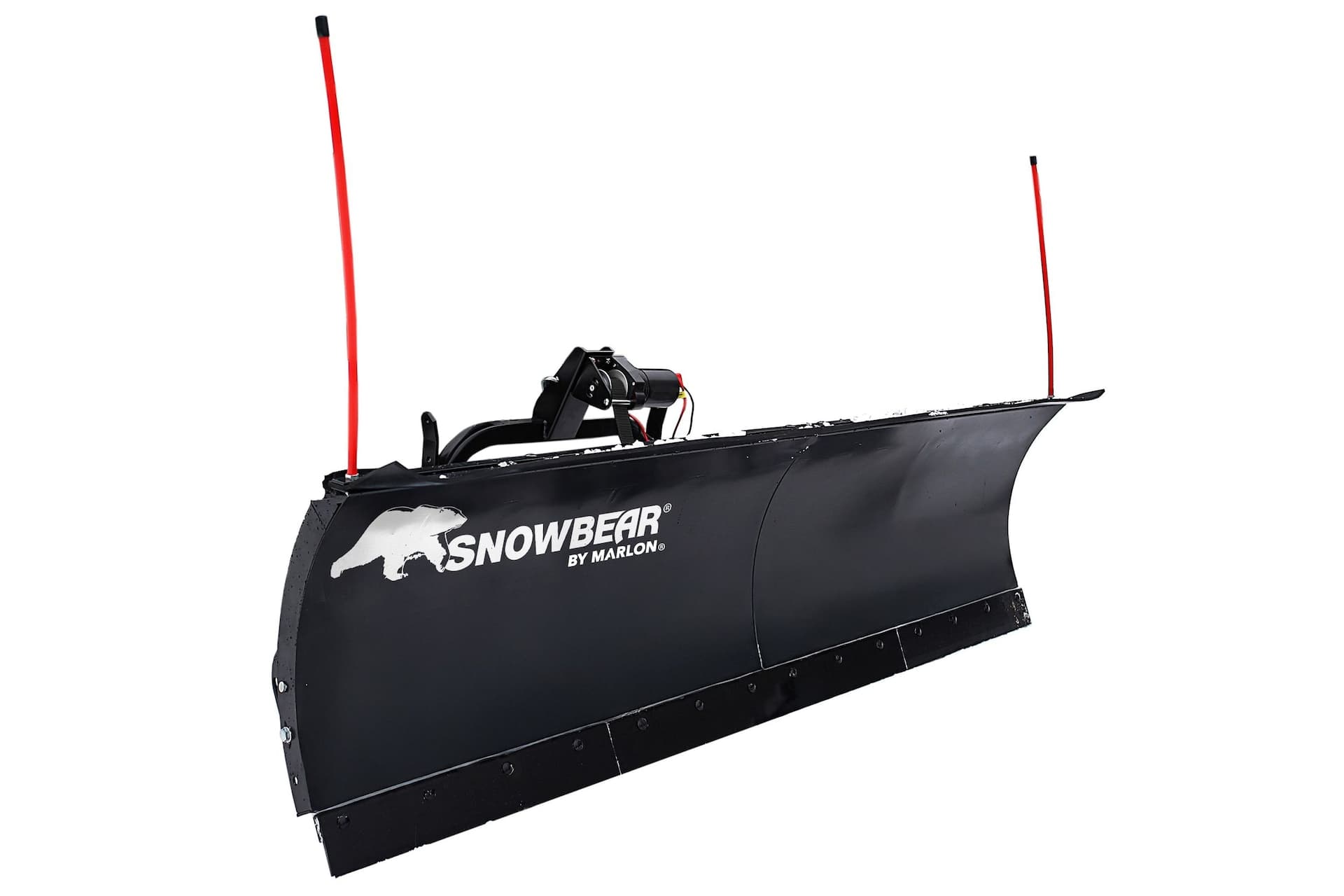 Snowbear by Marlon RAMPAGE II 82-Inch x 19-Inch Custom-Mounted Winch Driven Snowplow