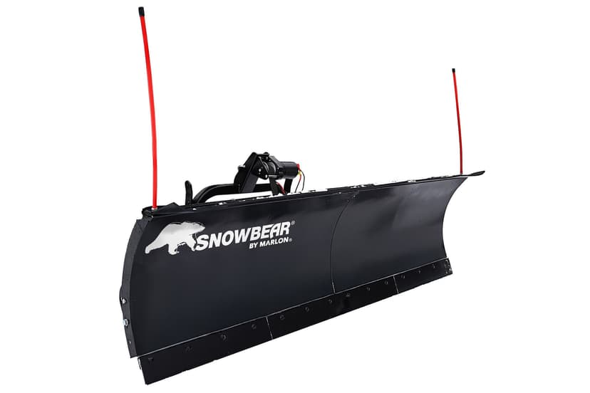 Snowbear by Marlon RAMPAGE II 82-Inch x 19-Inch Custom-Mounted Winch Driven Snowplow