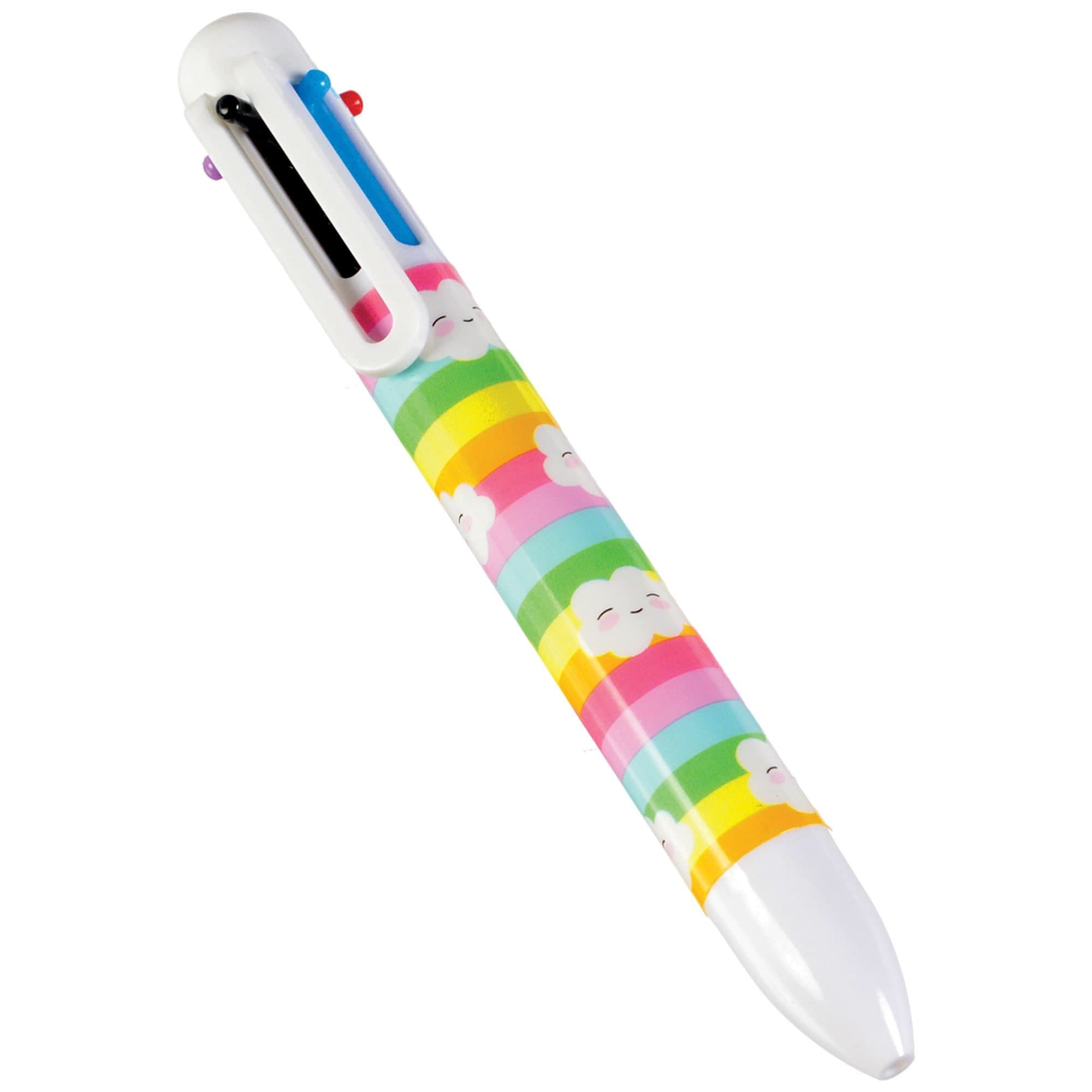 Writing Pens, Muti-Coloured, 8-pk, for Arts & Crafts/Birthday Favour