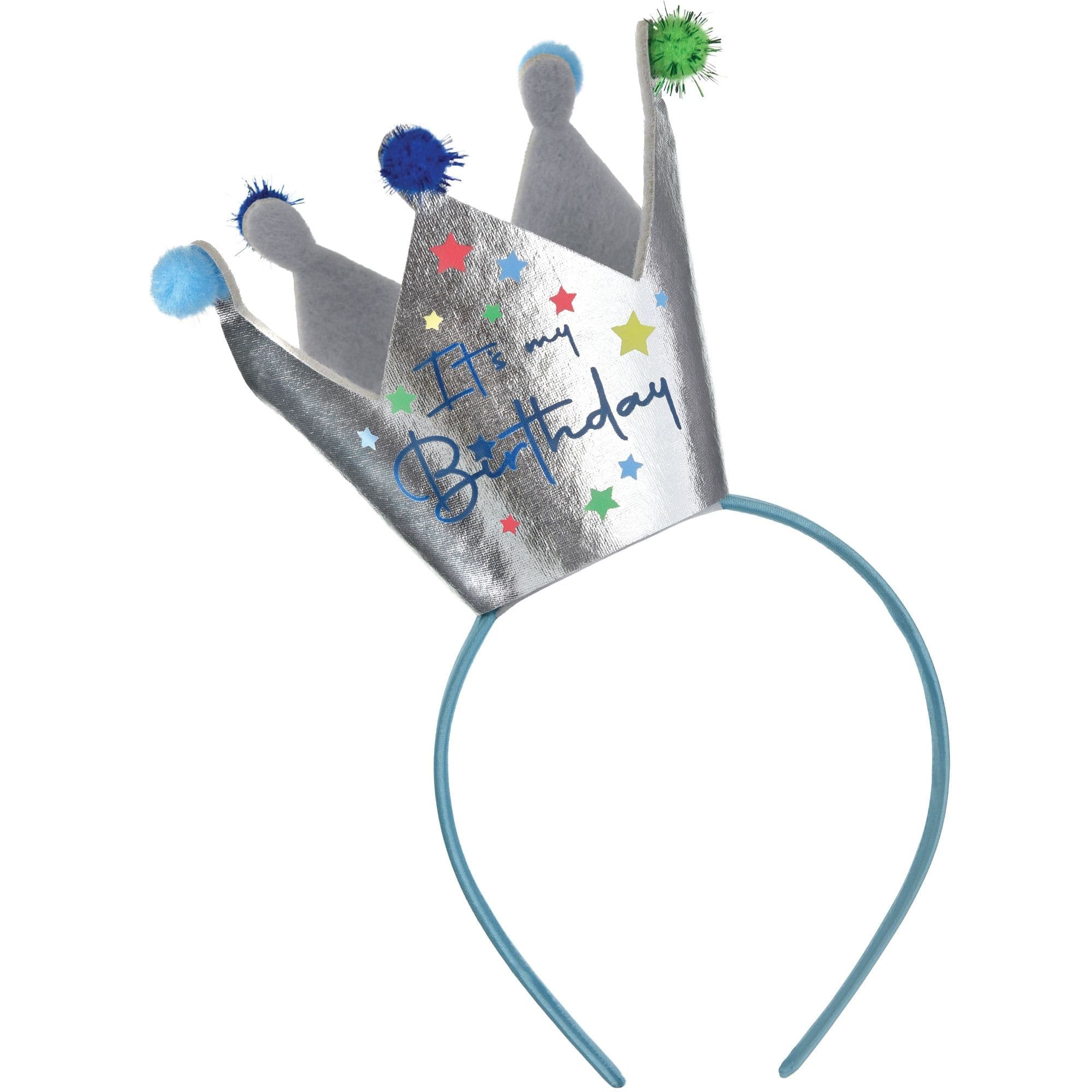 Modern "My Birthday" Crown Headband