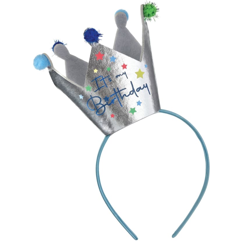 Modern "My Birthday" Crown Headband