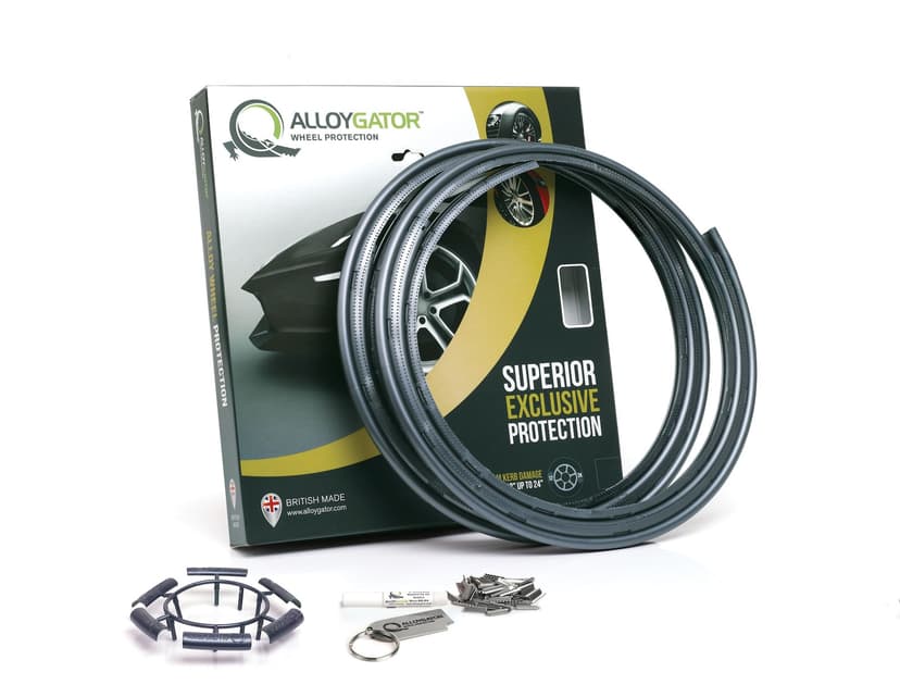 AlloyGator Graphite Wheel/Rim Guard 4-pk, Fits Wheels up to 24-in