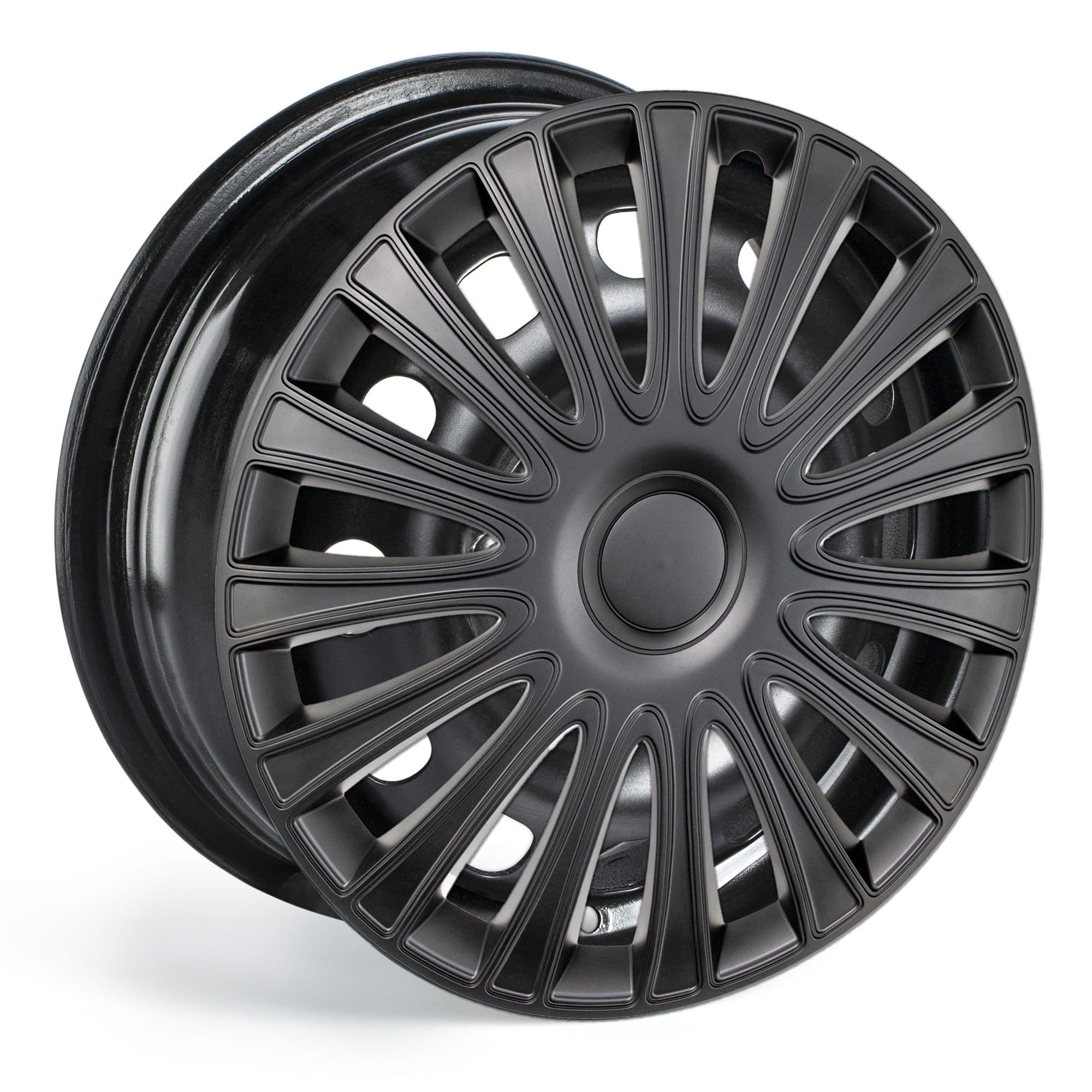 DriveStyle Monza Black 19-in Wheel Cover, 4-pc