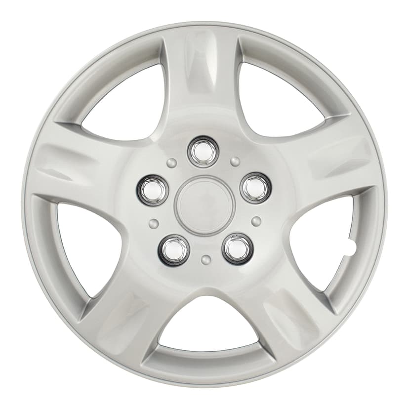 AutoTrends Wheel Cover/Hub Cap, Silver 16-in, 4-pk