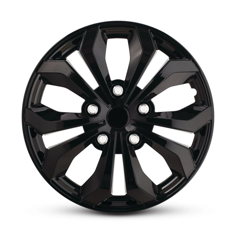 AutoTrends 80-1567 Wheel Cover/Hub Cap/Hub Cap, Black, 17-in, 4-pk