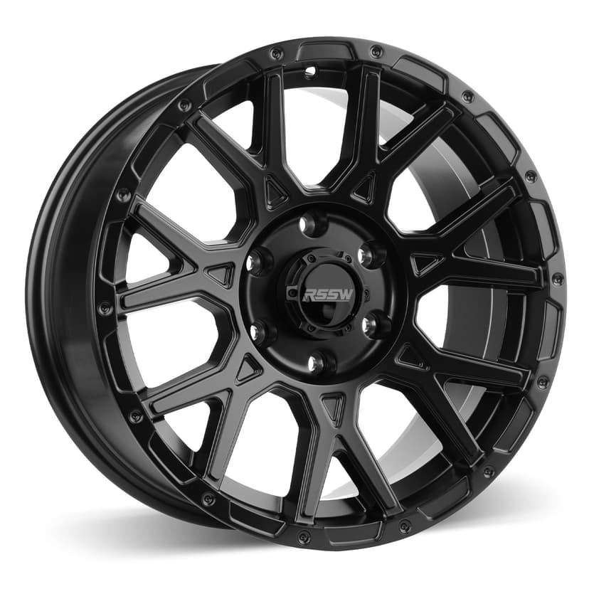 RSSW Strike Alloy Wheel/Rim, Satin Black