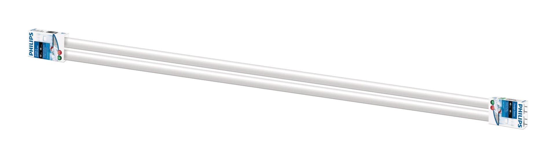 Philips T12 G13 Base Indoor Tube Light Bulbs, Daylight, 40W, 48-in, 2-pk