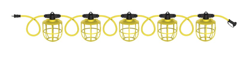 NOMA Indoor/Outdoor Utility String Lights, Weather Resistant, 50-ft, 1875W