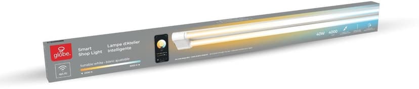 Globe LED Smart Shop Light, 4-ft