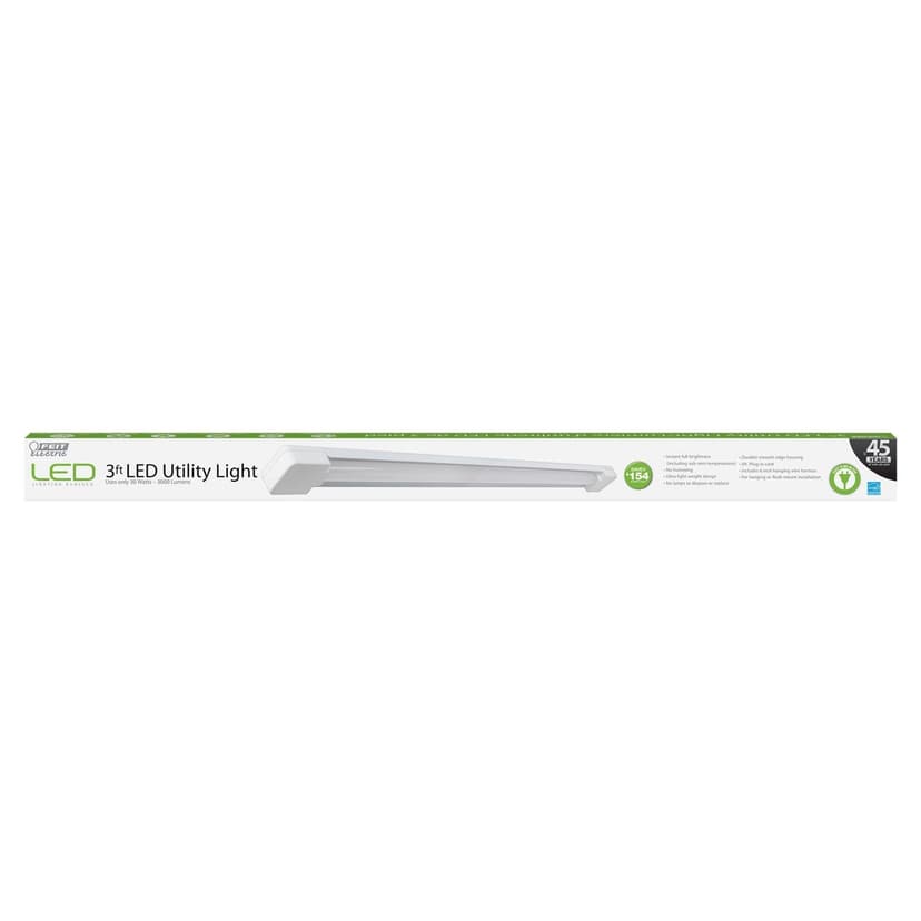 Feit Electric Indoor Single Tube Electric LED Shop Light Bar, 3000 Lumens, 3-ft, 30W