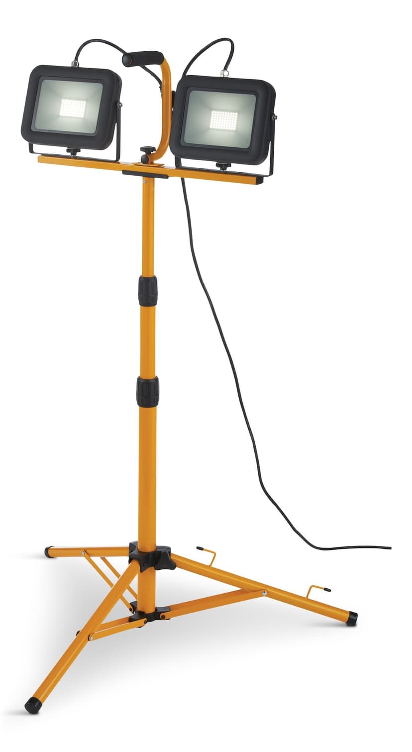NOMA Twin-Head LED Work Light, Indoor/Outdoor
