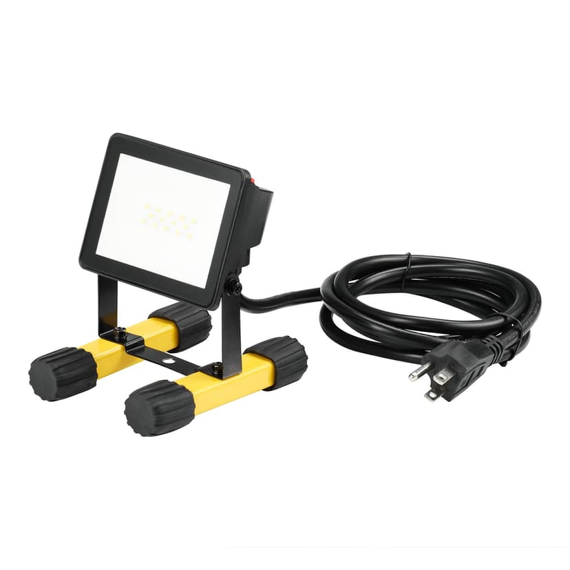 Globe Rotating Mini LED Plug-In Work Light with 5-ft Cord, 1000 Lumens
