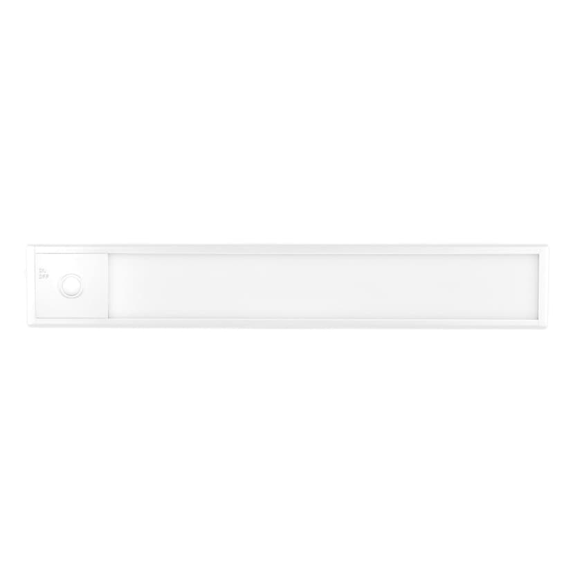 NOMA Rechargeable Undercabinet LED Light with Remote, 160 Lumens, White, 12-in