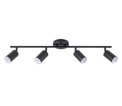 CANVAS Prescott 4-Light Track Light Fixture, Matte Black