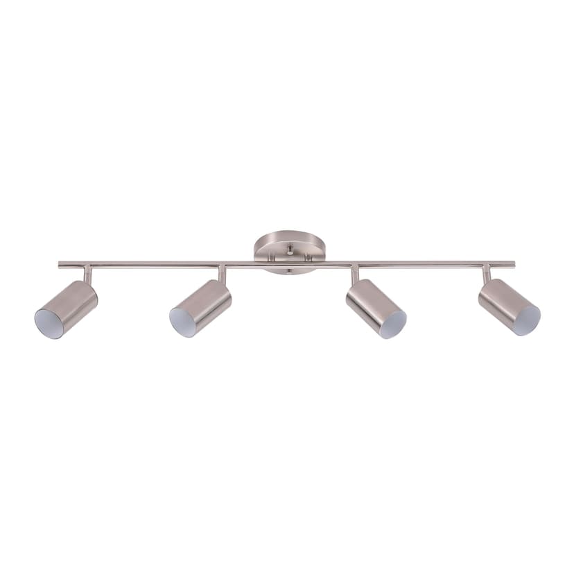 CANVAS Winslow 4-Light Track Light Fixture, Satin Nickel