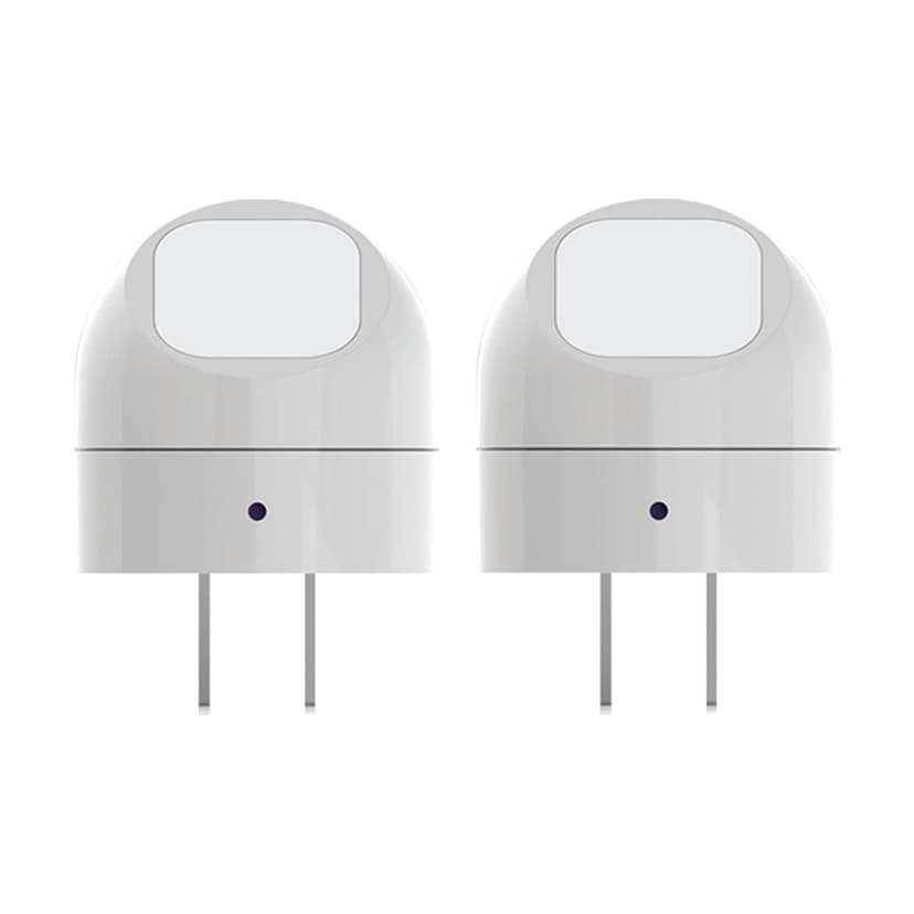 Globe Electric Guide Light LED Night Lights, White, 2-pk