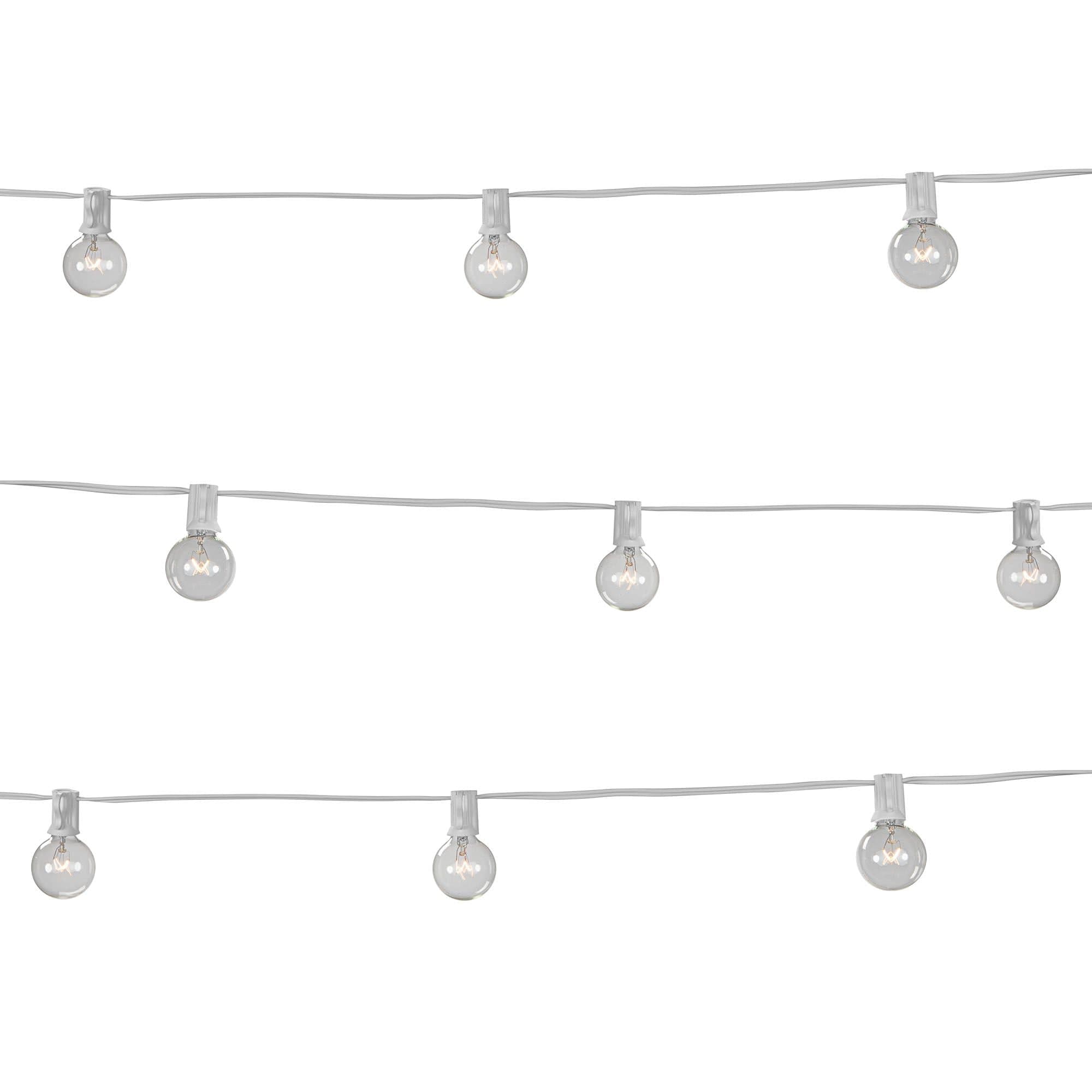 West & Arrow Merkury 10 Indoor/Outdoor G40 Cafe String Lights